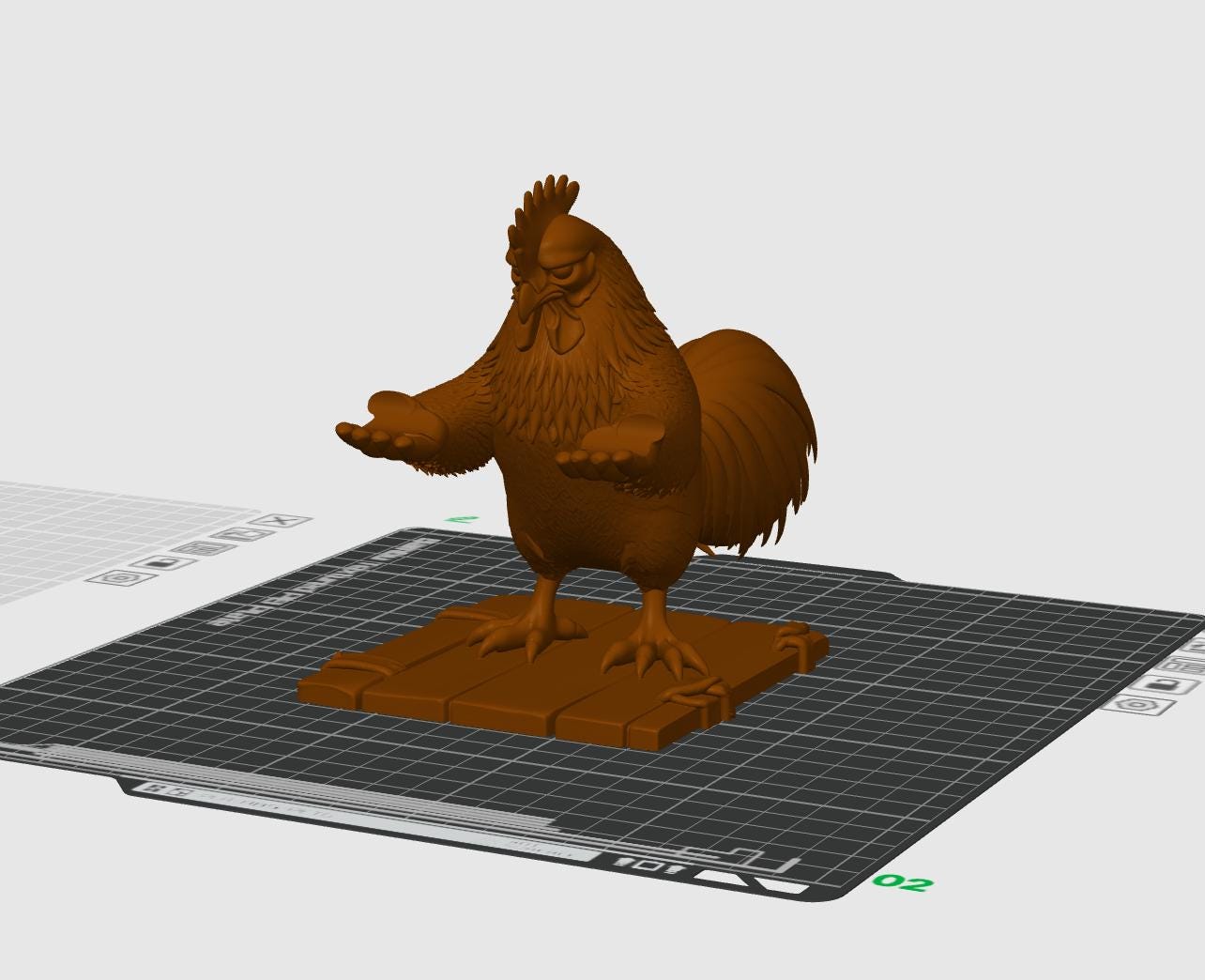 Wilson Chicken Pen Holder STL – Funny Rooster Pencil Holder 3D Print File, Viral Desk Organizer, Animal Pen Stand, Instant Download