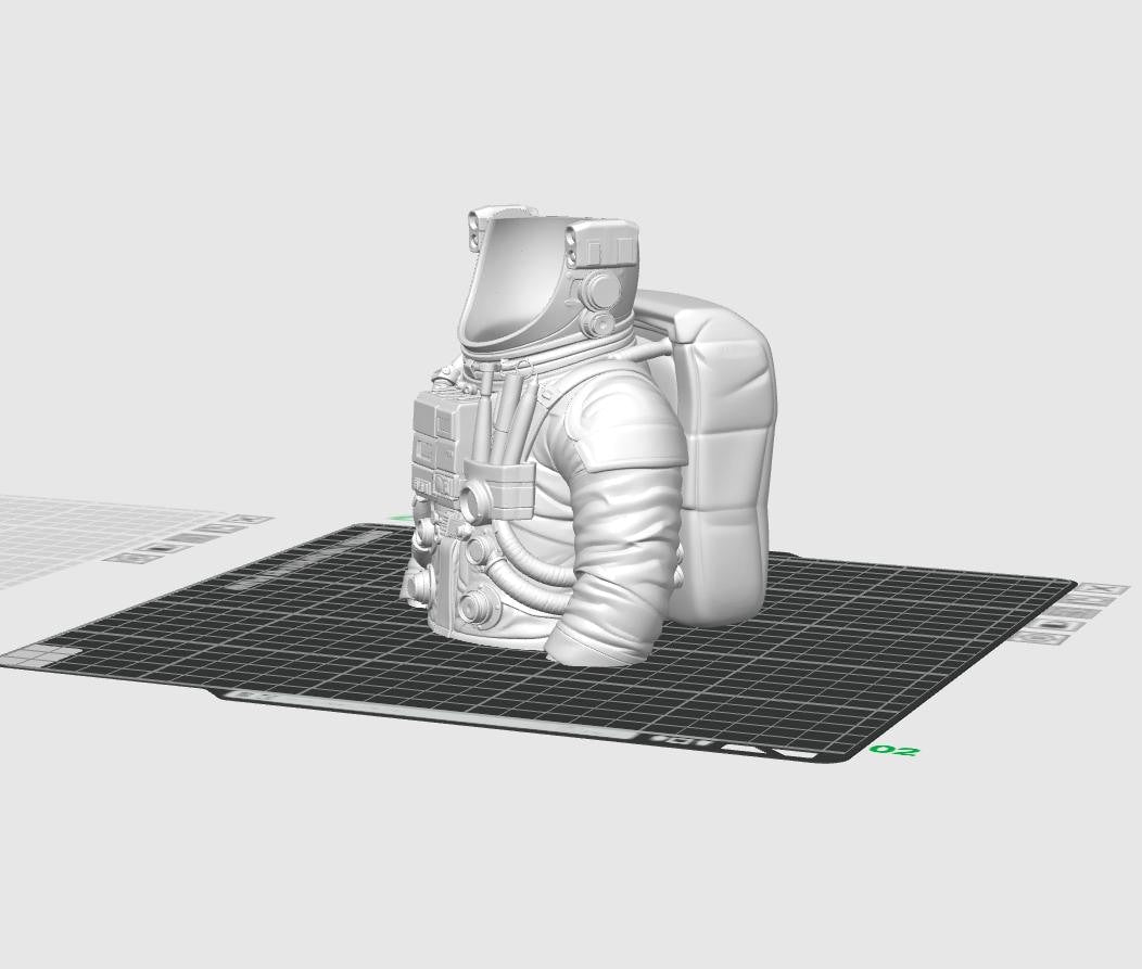 Astronaut Pen Holder STL File – Space Suit Desk Organizer 3D Print Model – Astronaut Pencil Holder Digital Download – Sci-Fi Office Decor