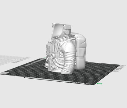 Astronaut Pen Holder STL File – Space Suit Desk Organizer 3D Print Model – Astronaut Pencil Holder Digital Download – Sci-Fi Office Decor