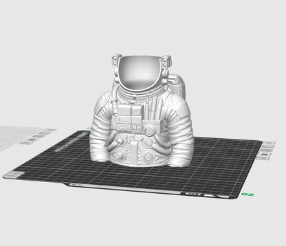 Astronaut Pen Holder STL File – Space Suit Desk Organizer 3D Print Model – Astronaut Pencil Holder Digital Download – Sci-Fi Office Decor