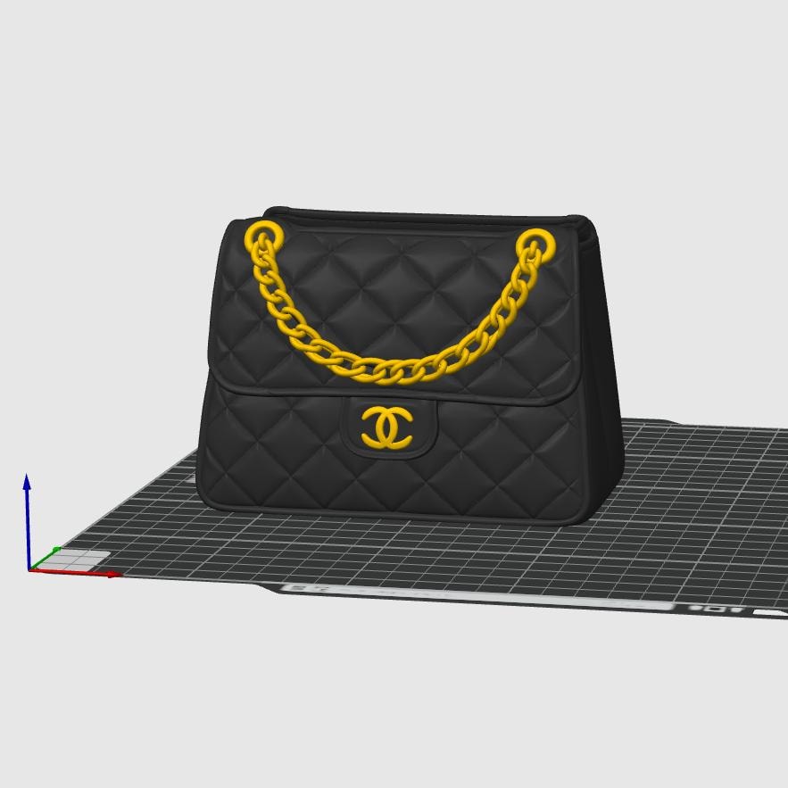 Luxury Handbag Pen Holder STL File – Quilted Designer Bag Desk Organizer – Fashion Inspired Pencil Holder – 3D Print Digital Download