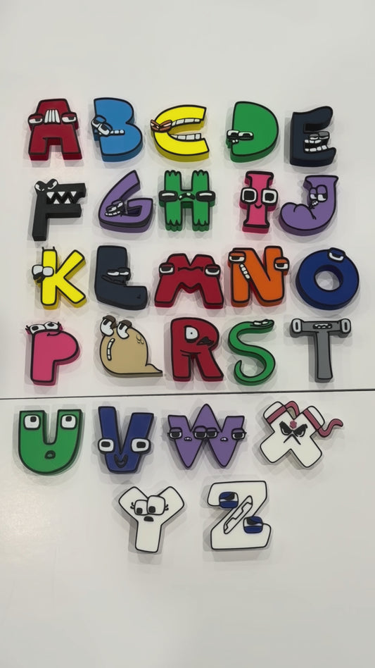 Alphabet Lore Style Character Letters – Cartoon A–Z Alphabet Figures, 26pc