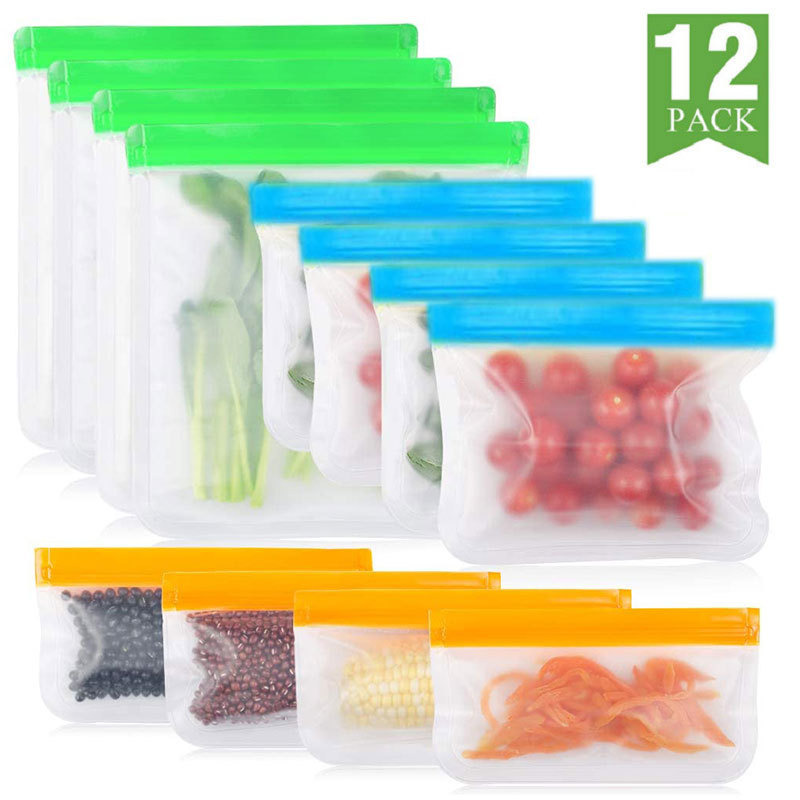 14 Pcs set Of Silicone Kitchen Food Bag - WaeW