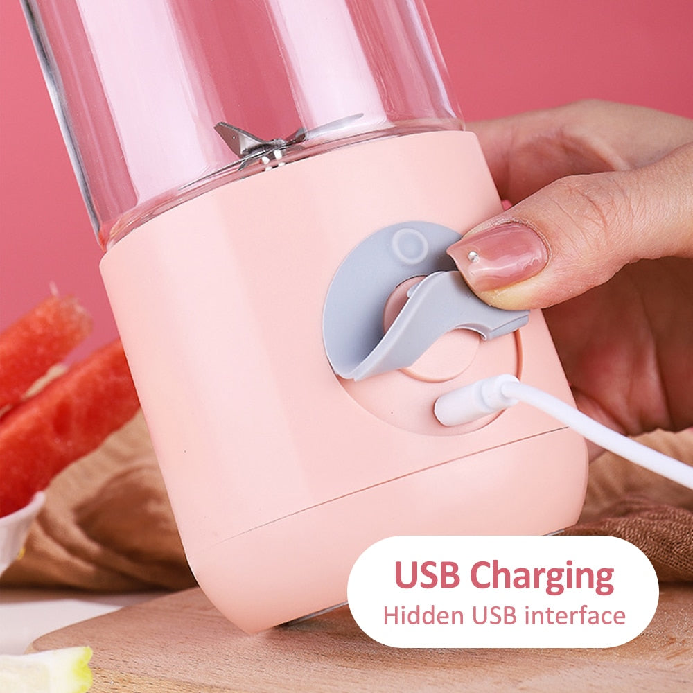 Mini Portable Juicer USB Rechargeable Electric - WaeW