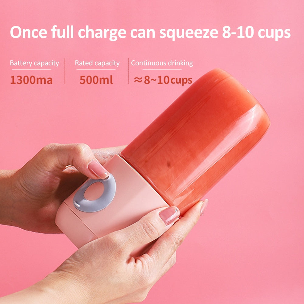 Mini Portable Juicer USB Rechargeable Electric - WaeW