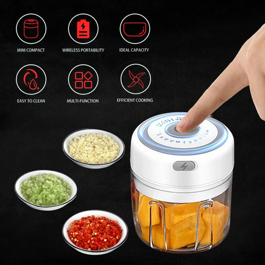 Electric Food Crusher Mini Garlic Press - WaeW