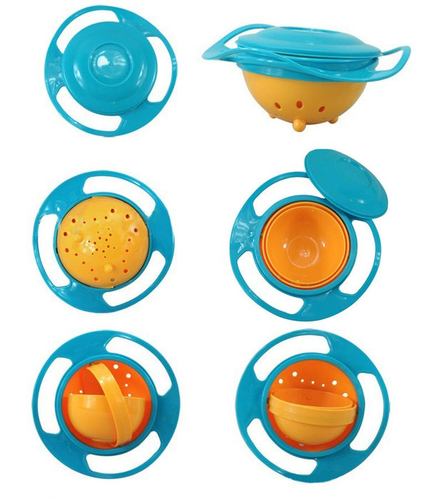 Baby Feeding Dishes Toy Baby Gyro Bowl Universal - WaeW