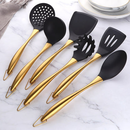 Gold Cooking Tool Set - WaeW