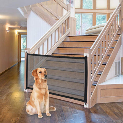 Dog Gate Ingenious Mesh Dog Fence For Indoor and Outdoor - WaeW