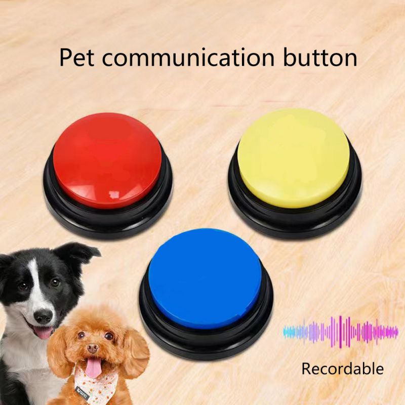 Recordable Talking Pet Button Toy - WaeW