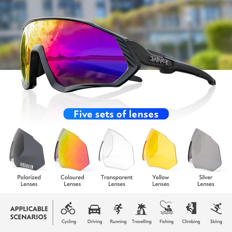 Riding Cycling Sunglasses Polarized - WaeW