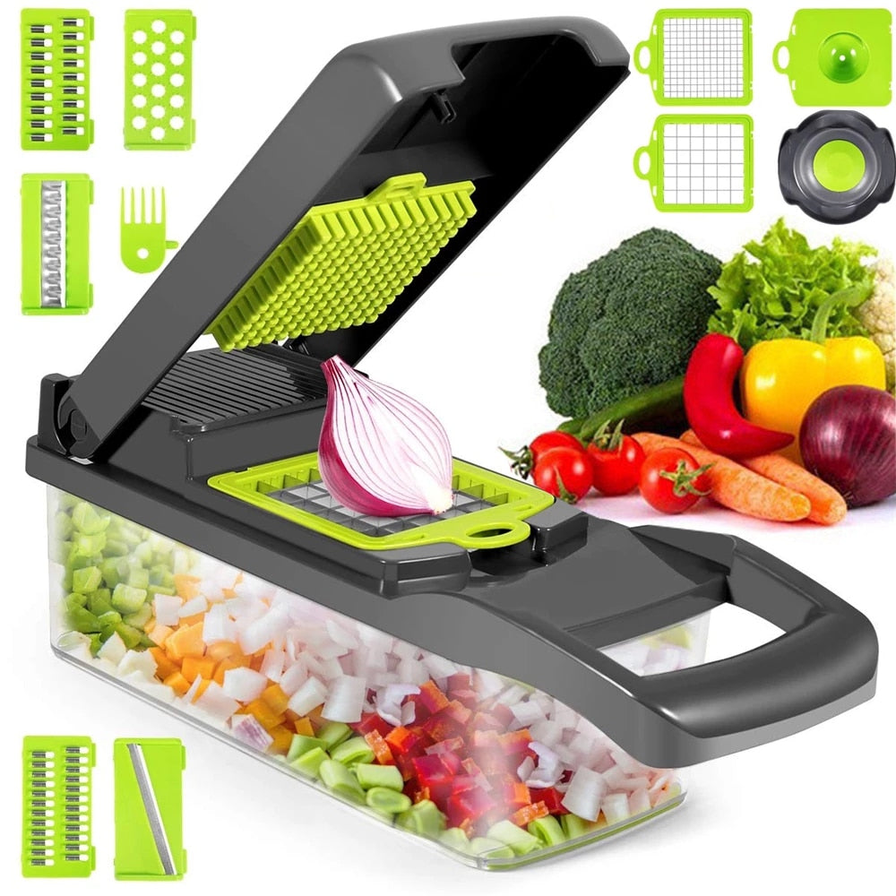 10 in 1 Multifunctional Vegetable Cutter Shredder Slicer - WaeW