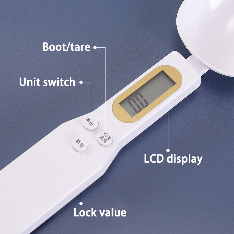 Electronic Kitchen Scale 500g 0.1g LCD Digital Measuring - WaeW