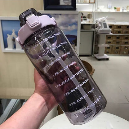 Motivational Water Bottle 2 Liters - WaeW