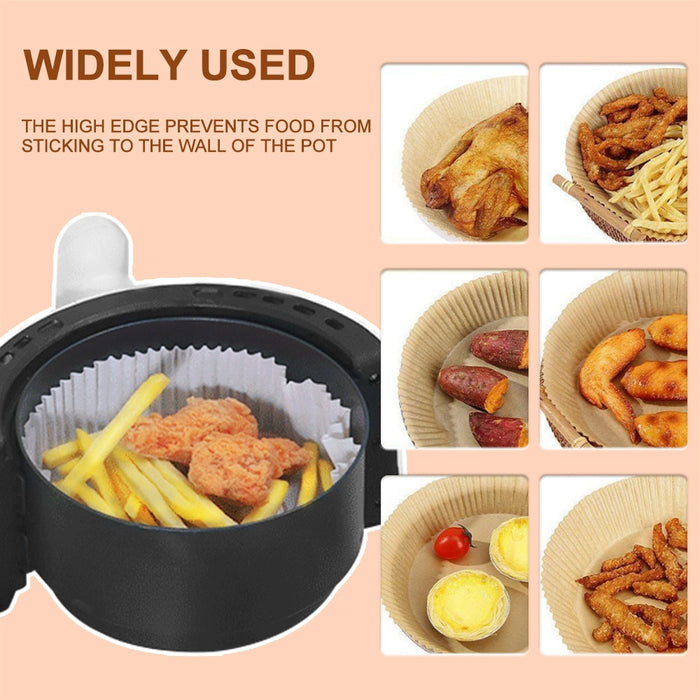 Disposable Air Fryer Parchment Paper Liner Oil-Proof Water-Proof Paper - WaeW