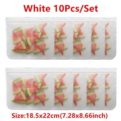 14 Pcs set Of Silicone Kitchen Food Bag - WaeW