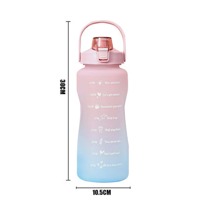 Motivational Water Bottle 2 Liters - WaeW