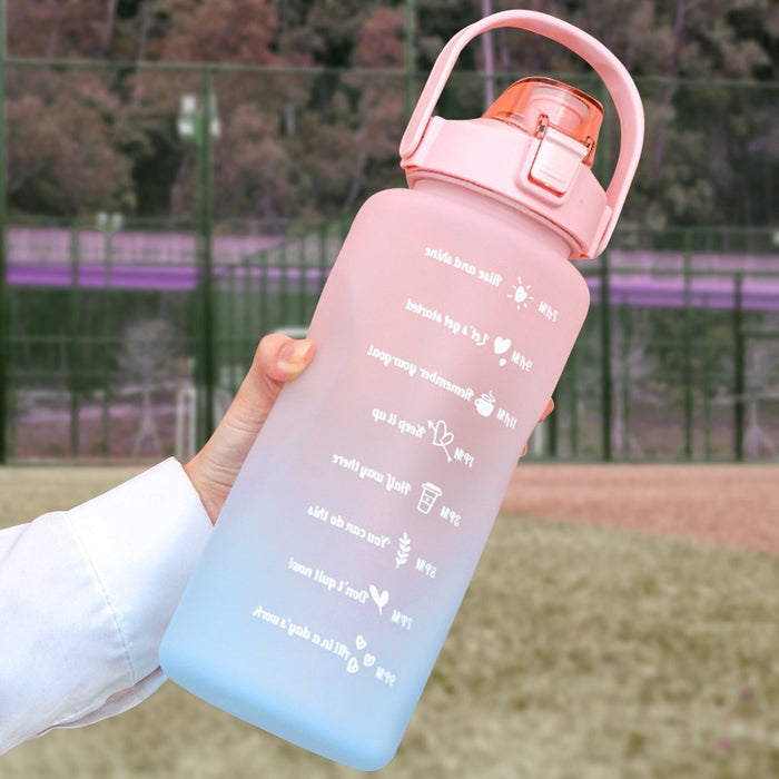 Motivational Water Bottle 2 Liters - WaeW