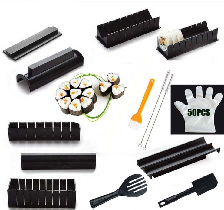 11 Pcs-Set Sushi Maker Equipment Kit - WaeW