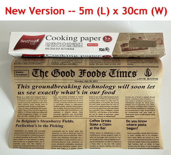 Vintage Parchment Paper Grease Resistant - WaeW