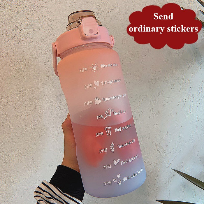 Motivational Water Bottle 2 Liters - WaeW