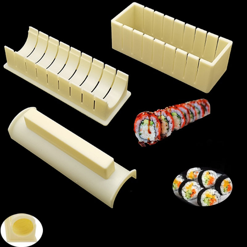 11 Pcs-Set Sushi Maker Equipment Kit - WaeW