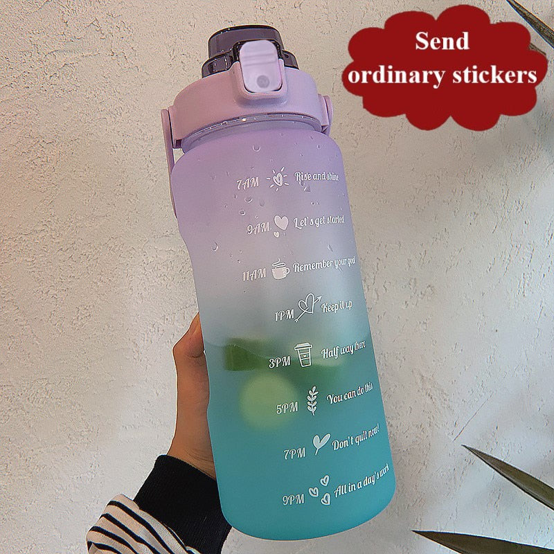 Motivational Water Bottle 2 Liters - WaeW