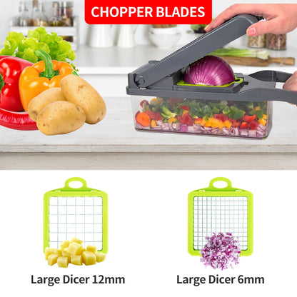 10 in 1 Multifunctional Vegetable Cutter Shredder Slicer - WaeW