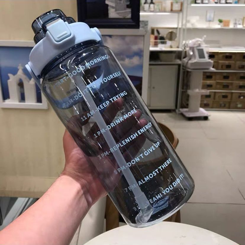 Motivational Water Bottle 2 Liters - WaeW