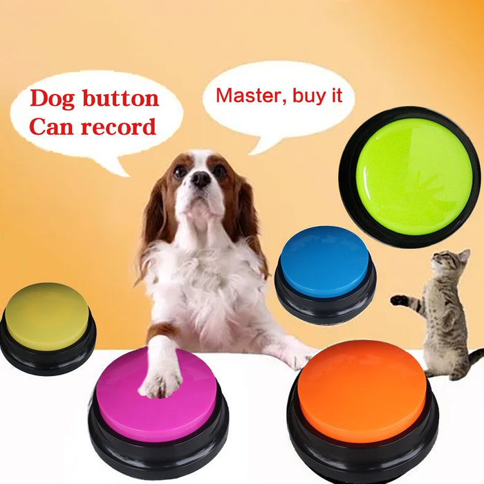 Recordable Talking Pet Button Toy - WaeW